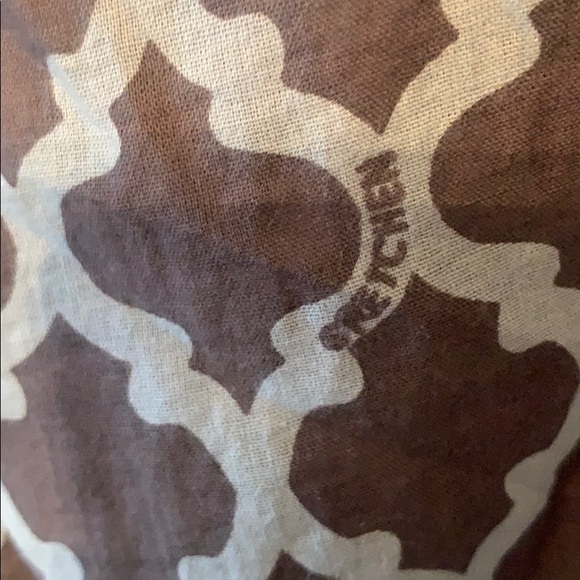 Periwinkle and gray top with fun cowl neck - Picture 3 of 4